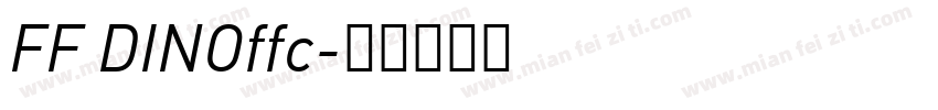 FF DINOffc字体转换